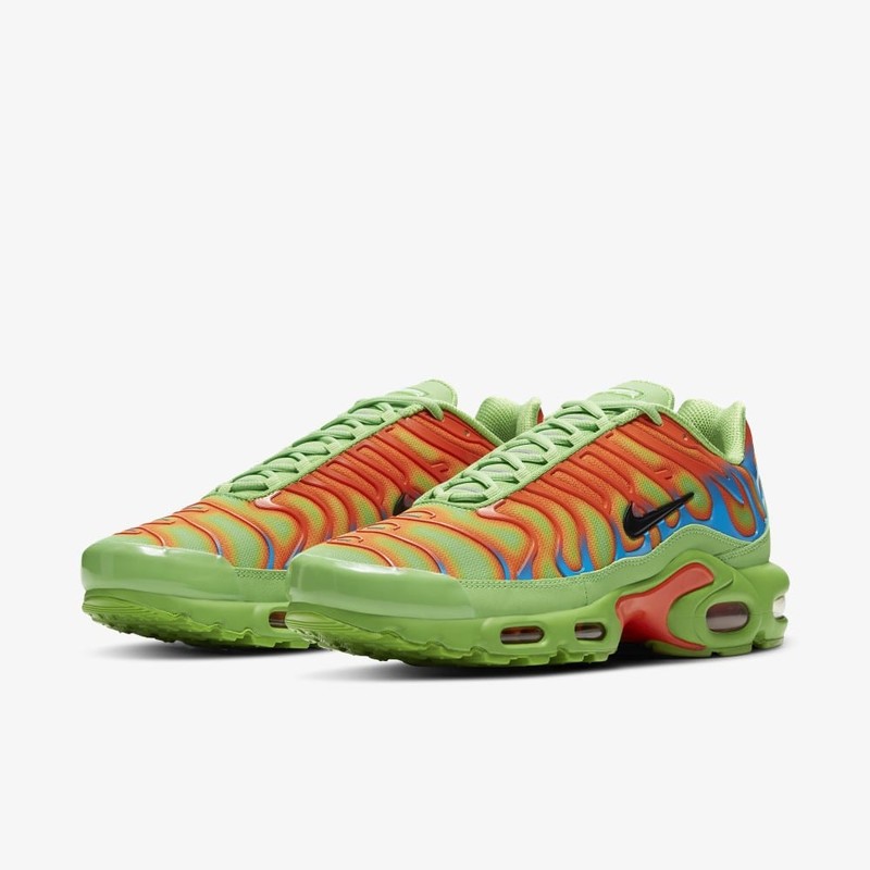 Green and orange 2024 air max plus